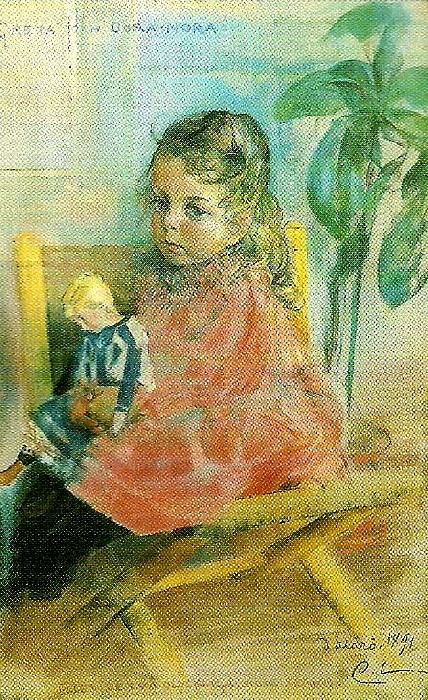 Carl Larsson greta och dora-nora eller de tva olyckliga modellera